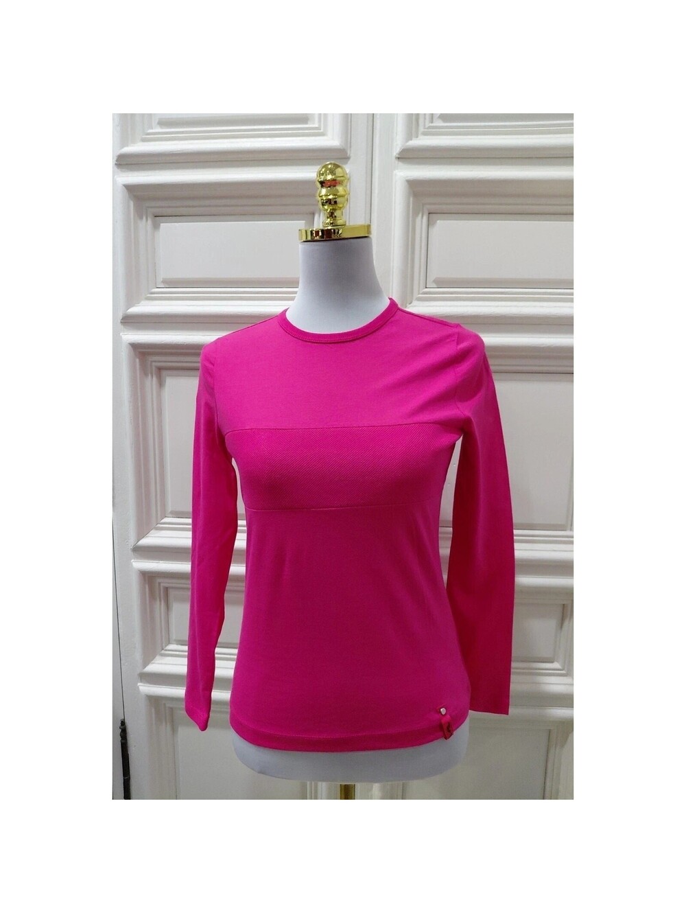 Lauren Active Ralph Lauren Women's Pink Long Sleeve Shirt, small petite